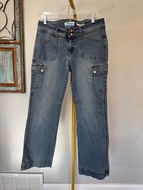 Old Navy vintage stretch denim Cargo Jeans 10